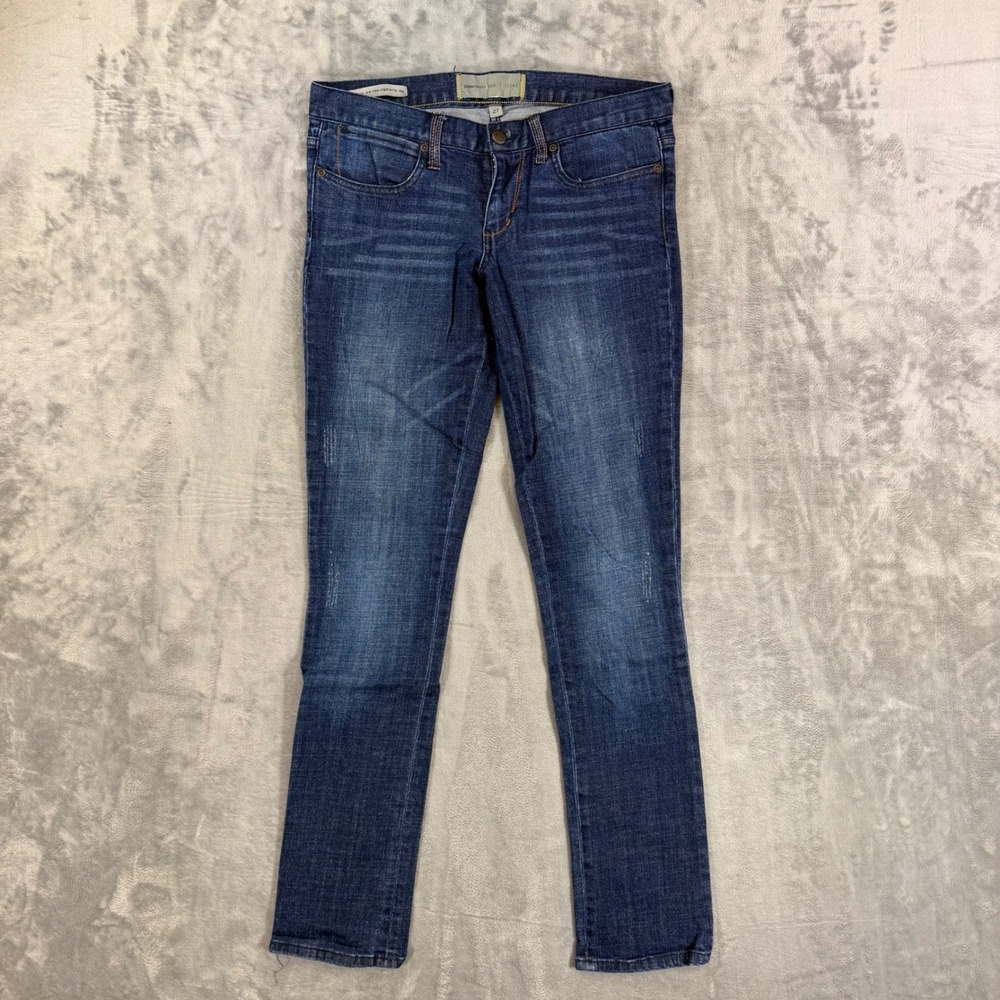 Paper Denim & Cloth Audrey Cigarette Leg Jeans‎ Women's Size 27 Blue Denim